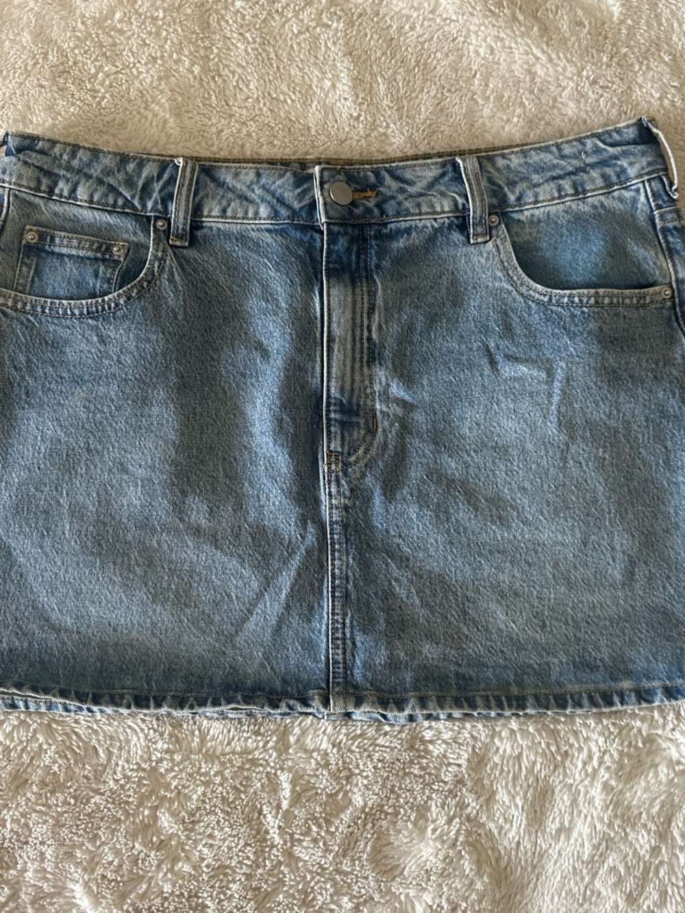 Classic Blue Denim Skirt - Women's Casual Everyday